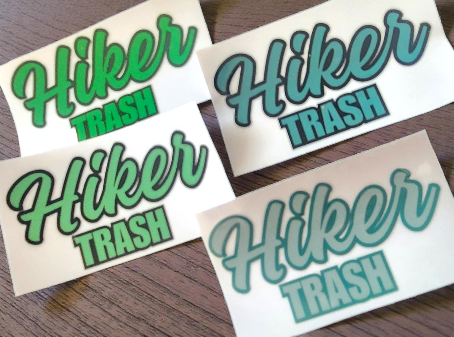 HikerTrash UV Sticker