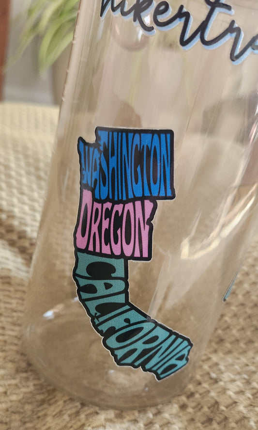 Thru-Hiker State UV Stickers