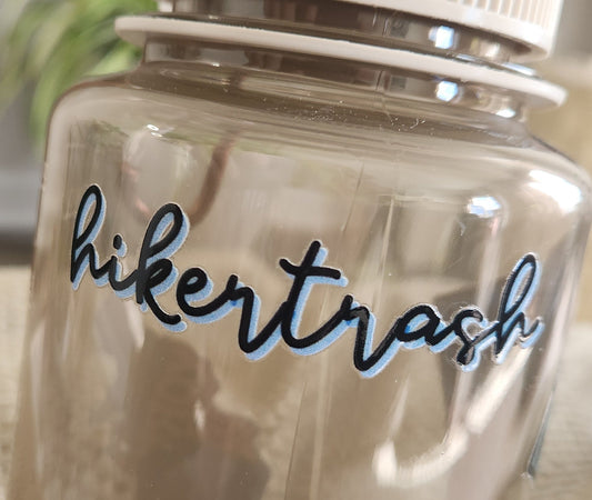 Fancy Hikertrash UV Sticker