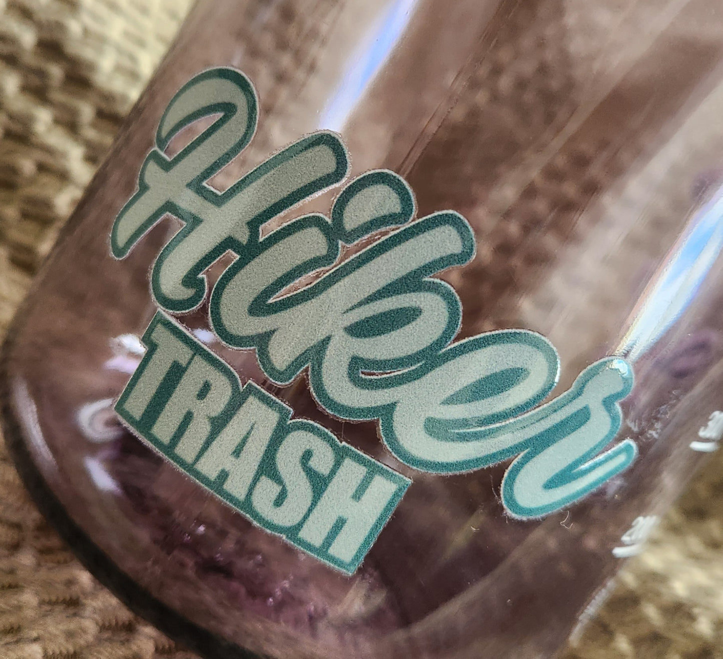 HikerTrash UV Sticker